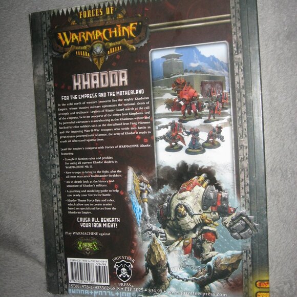 Warmachine RPG Softcover Book Khador 2409A6 - Picture 2 of 9